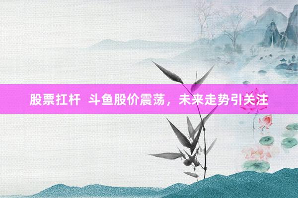 股票扛杆  斗鱼股价震荡，未来走势引关注