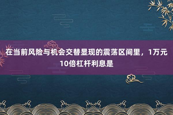 在当前风险与机会交替显现的震荡区间里，1万元10倍杠杆利息是